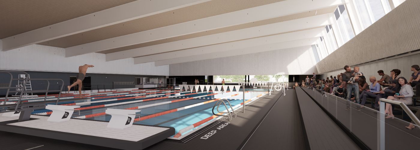 Mockup image of new pool
